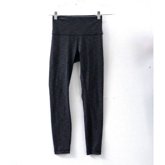 Lululemon Wunder Under Hi-Rise 7/8 Tight Full-On Luxtreme Grey Womens Size 4 - Picture 1 of 7